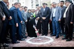 عکس/ کلنگ زنی مسکن امید