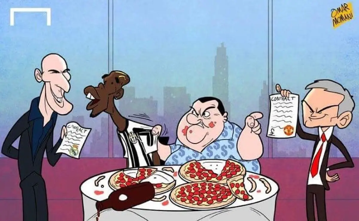 رئال یا منچستر؟/ کاریکاتور