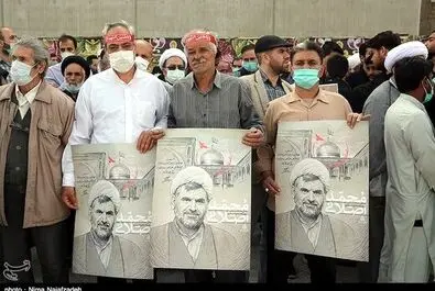 تصاویر | تشییع پیکر شهید حجت‌الاسلام اصلانی در مشهد