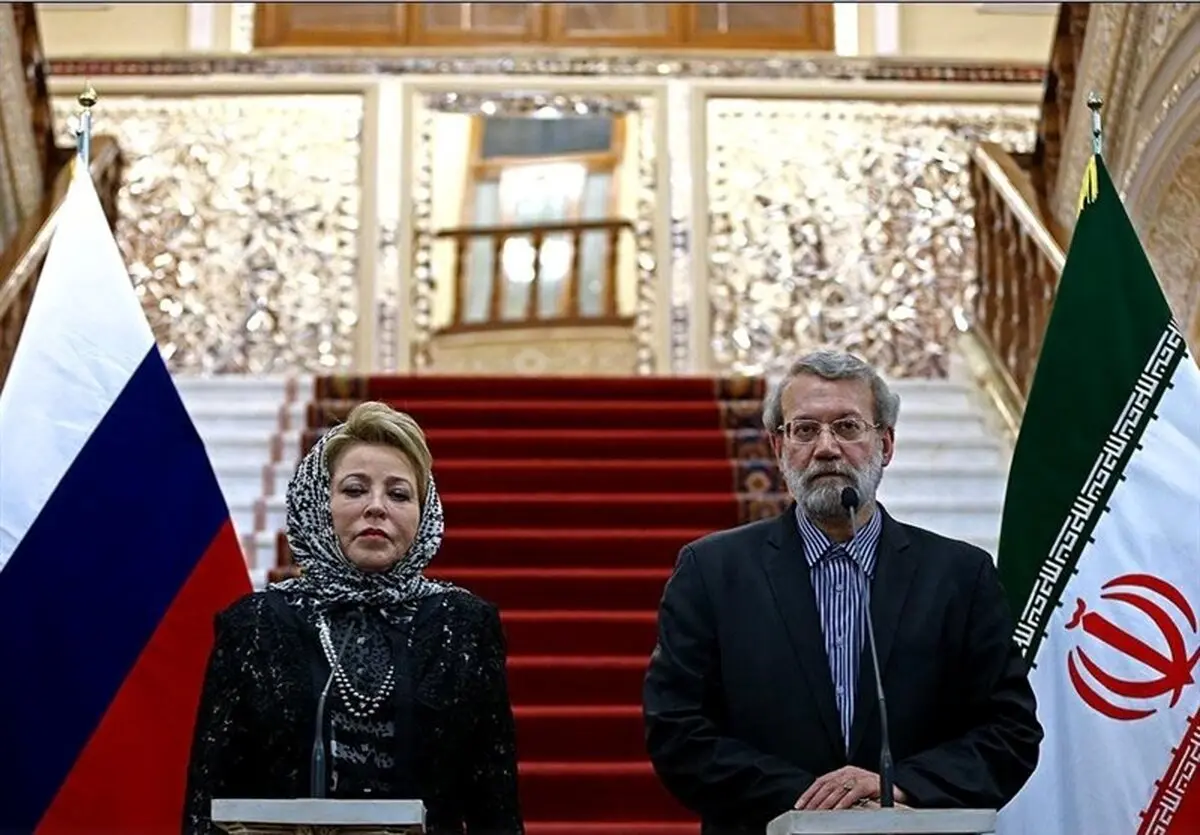 لاريجاني:نقش روسیه در تحولات منطقه مثبت ارزیابی می‌شود