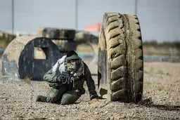 بازی پینت‌بال نیروهای سپاه برای تقویت توان نظامی