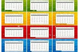 تقویم کامل سال ۱۴۰۰ در یک عکس