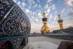 عکس/ طلوع خورشید از فراز حرم حضرت عباس(ع)