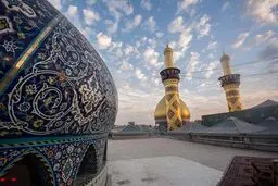 عکس/ طلوع خورشید از فراز حرم حضرت عباس(ع)