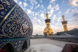 عکس/ طلوع خورشید از فراز حرم حضرت عباس(ع)