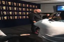 تصویری از تیپ عجیب نوید محمدزاده در جشنواره فیلم فجر