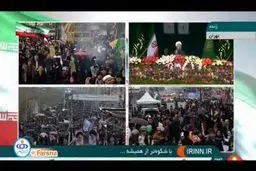 ببینید: سخنان مهم روحانی در راهپیمایی 22 بهمن