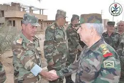 رئیس ستاد مشترک ارتش سوریه از دیرالزور بازدید کرد/عکس
