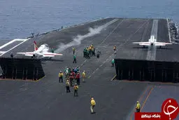 ناوهواپیمابر "هری ترومن" در خلیج فارس به دنبال چیست؟ + تصاویر