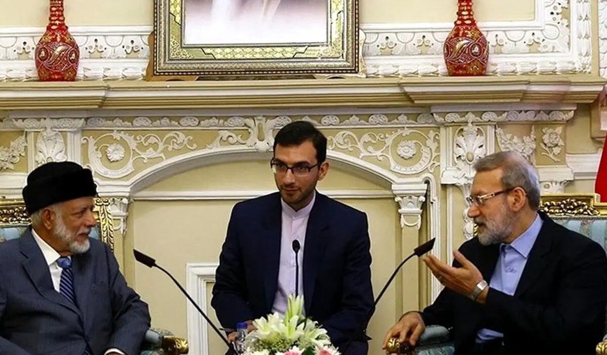 وزیر خارجه عمان به لاریجانی: ایرانیان افراد عاقل و حکیم هستند/ خیال ما از ایرانی‌ها آسوده است