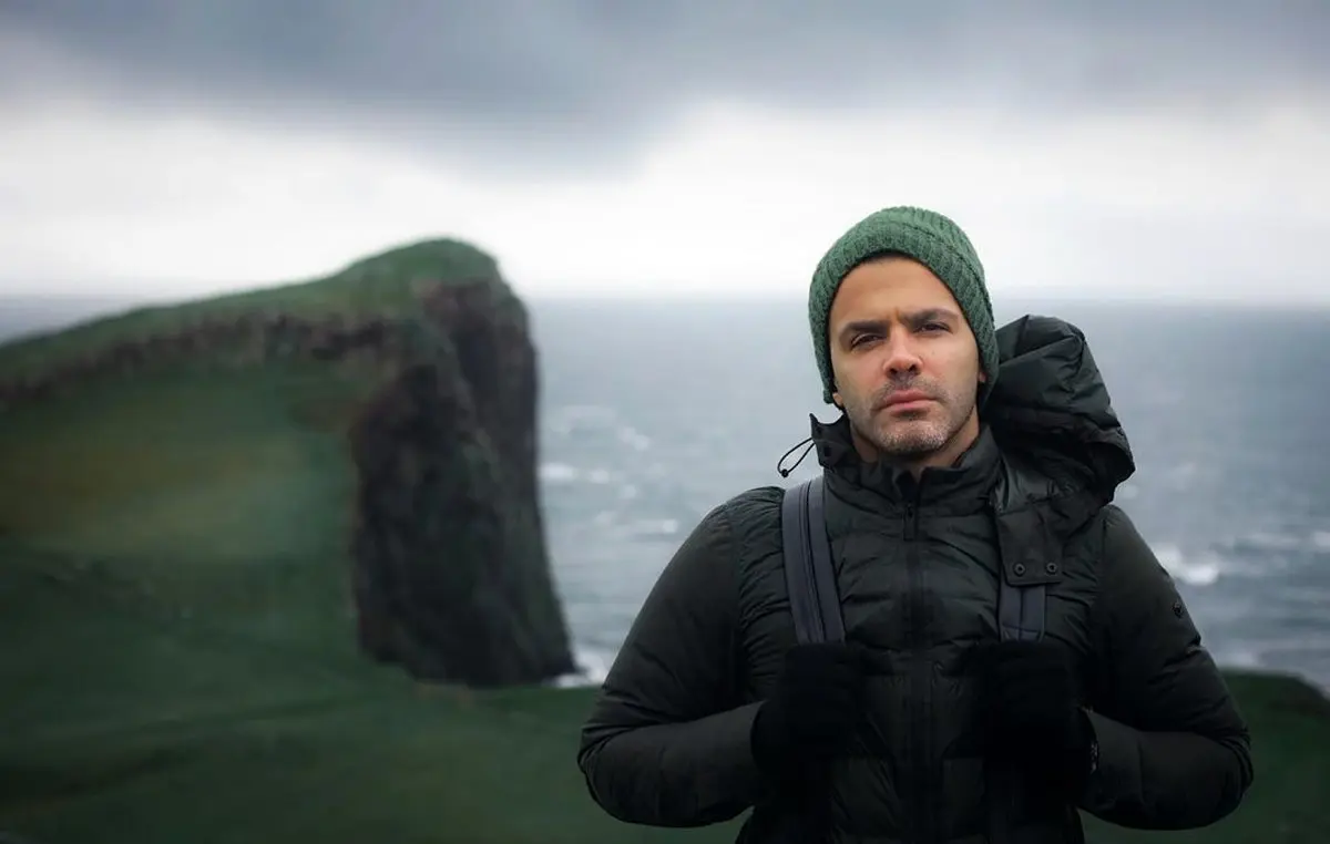 سیروان خسروی در لباس طبیعت گردی + عکس