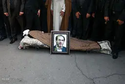 روایتی تصویری از وداع اهالی ورزش با مرحوم حجت الله خطیب