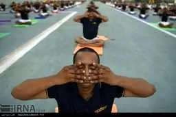 یوگای همگانی هندی ها در روز جهانی یوگا/تصاویر