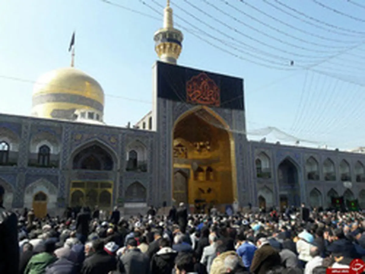 مشهدالرضا سوگوار یاس نبوی شد