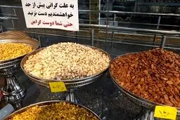 به‌علت گرانی، لطفا دست نزنید! / عکس