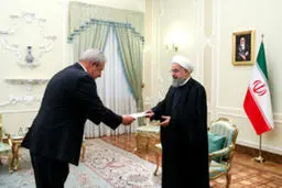 چند سکانس تصویری از روز شلوغ روحانی در دیدار با سفرای خارجی