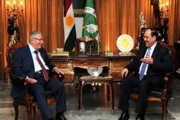 دیدار نوری مالکی و جلال طالبانی/ عکس