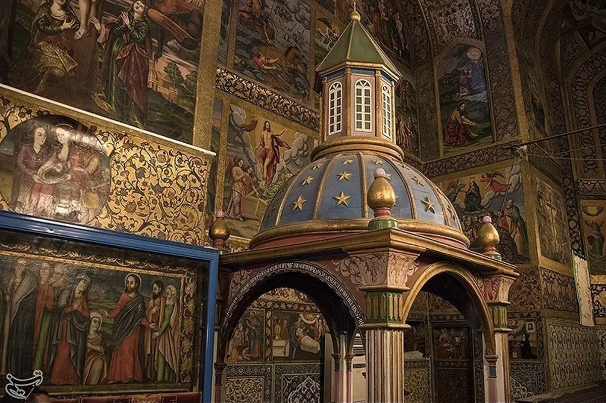 کلیسایی که شاه عباس دوم برای ارامنه اصفهان ساخت/تصاویر