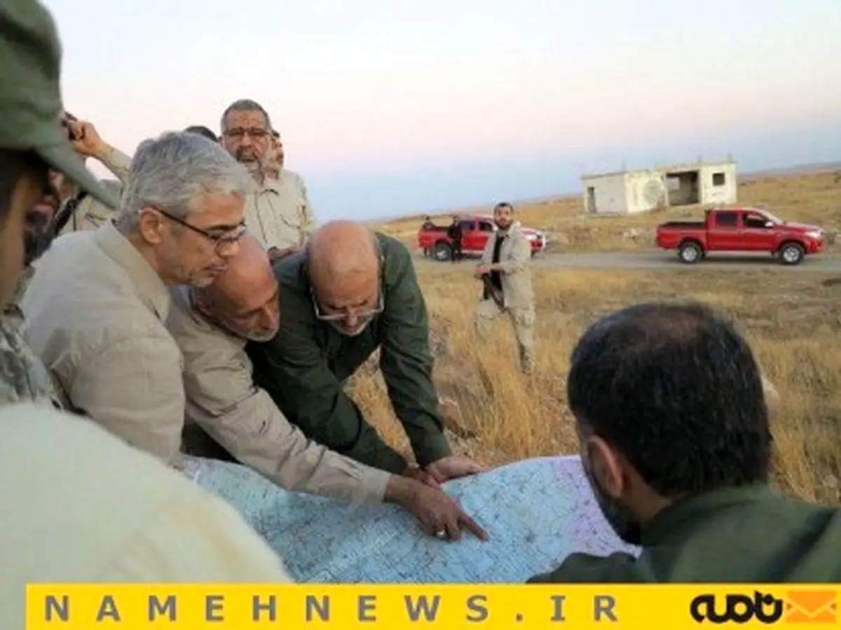 عکس /حضور سرلشکر باقری در حلب سوریه