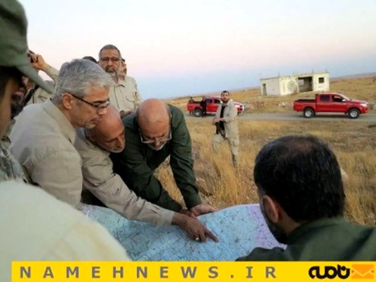 عکس /حضور سرلشکر باقری در حلب سوریه