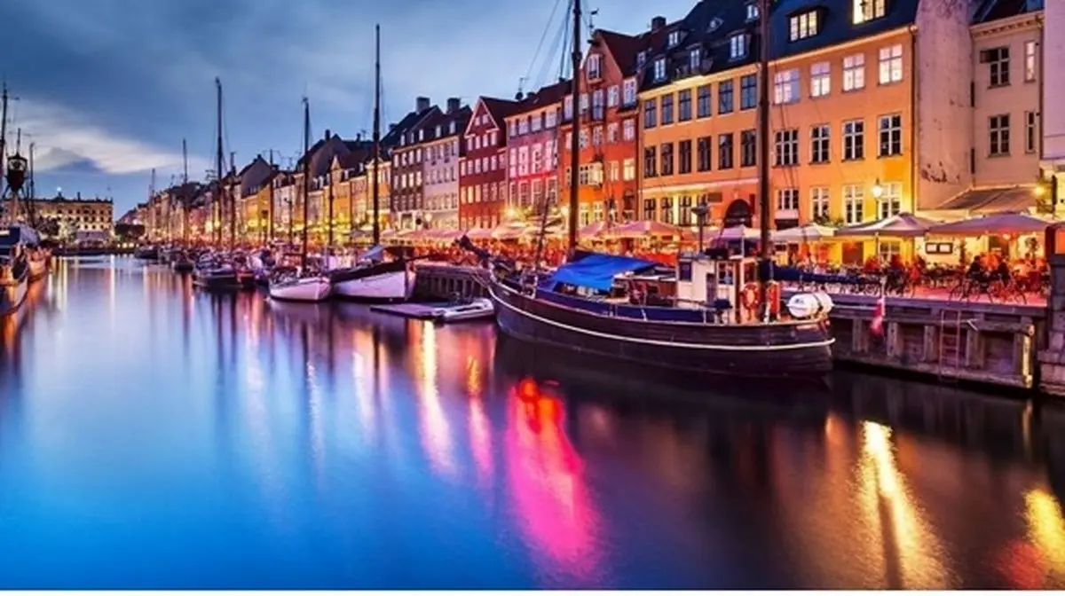 تصویری زیبا از کپنهاک، دانمارک