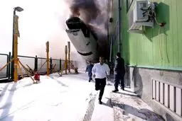 هواپیمای ماهان در فرودگاه امام آتش گرفت + عکس