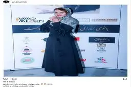 سولماز حصاری در ایونت تخصصی پوشاک و حجاب/ عکس