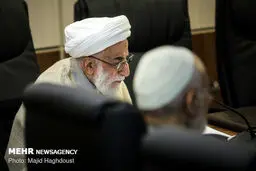 آخرین جلسه مجمع تشخیص مصلحت نظام در سال ۹۷ / تصاویر