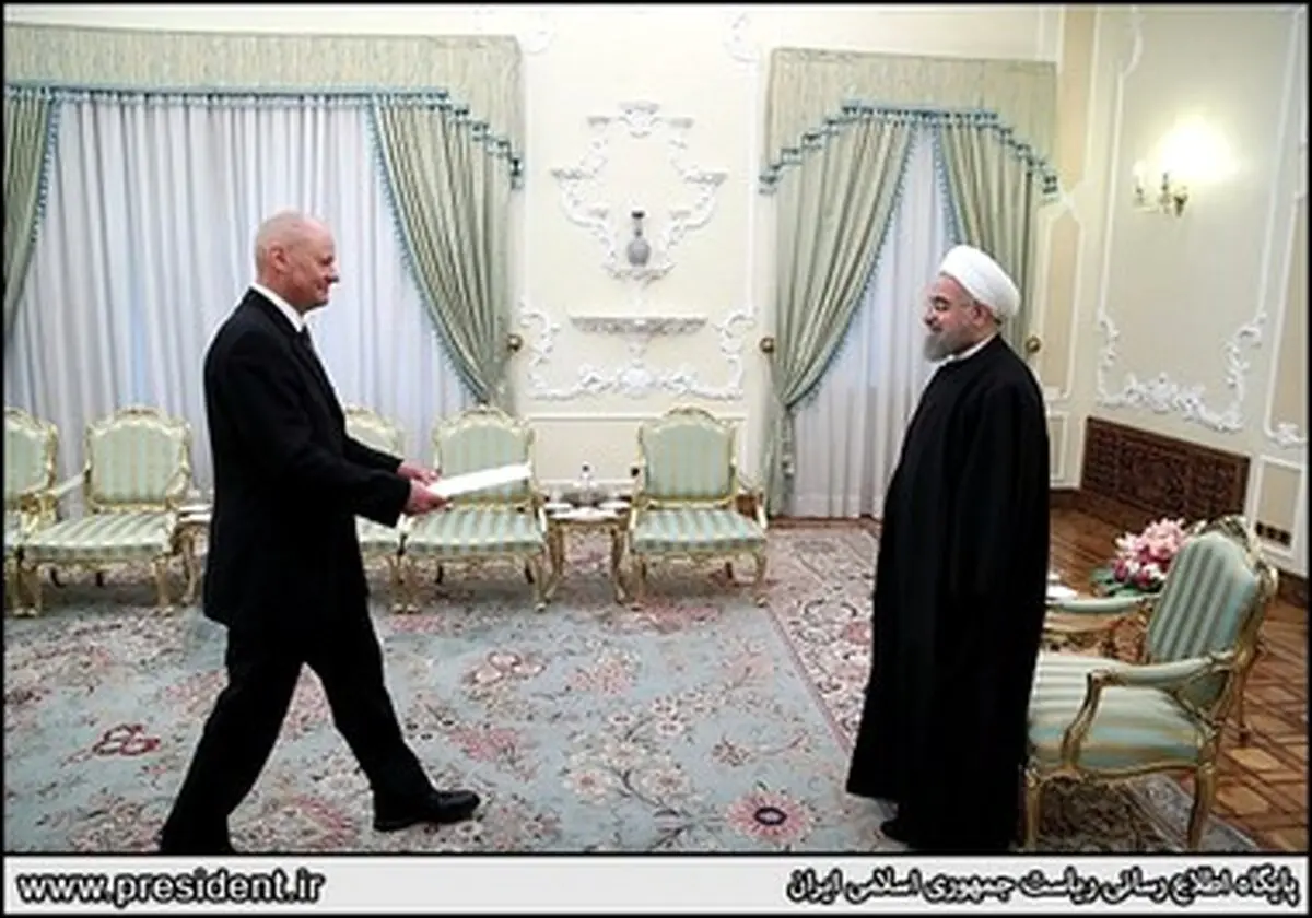 دیدار سفرای جدید رومانی و آلمان با روحانی/تصاویر