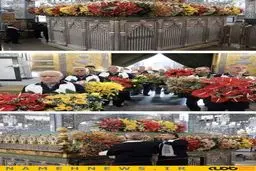 گل آرایی حرم حضرت زینب (س)/ عکس