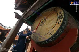 علی لاریجانی را در حال طبل زدن ببینید/عکس