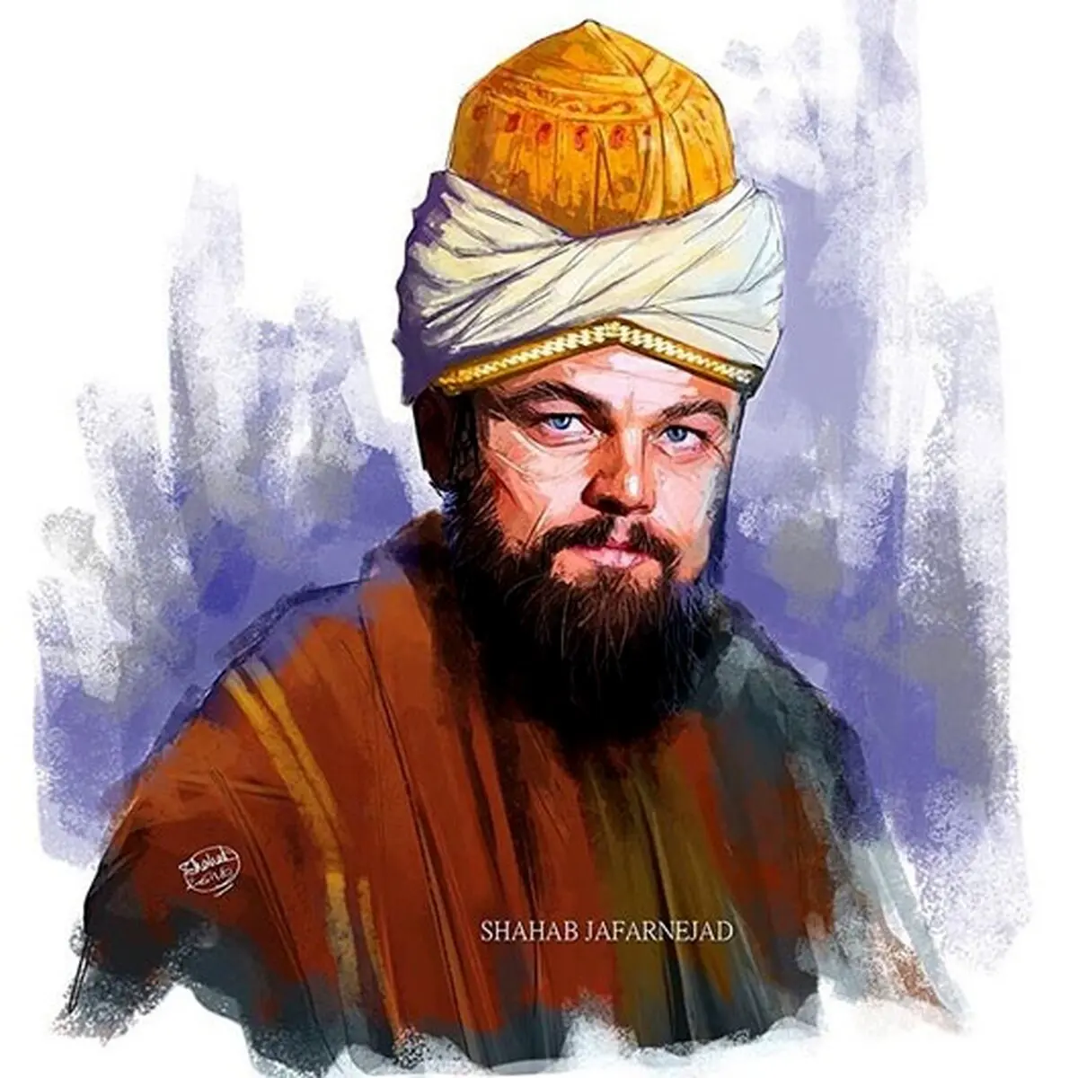 دی کاپریو در لباس مولانا/ عکس