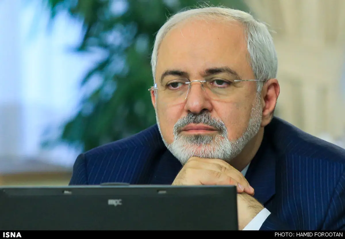 ژست ظریف در جلسه هئیت دولت/ عکس