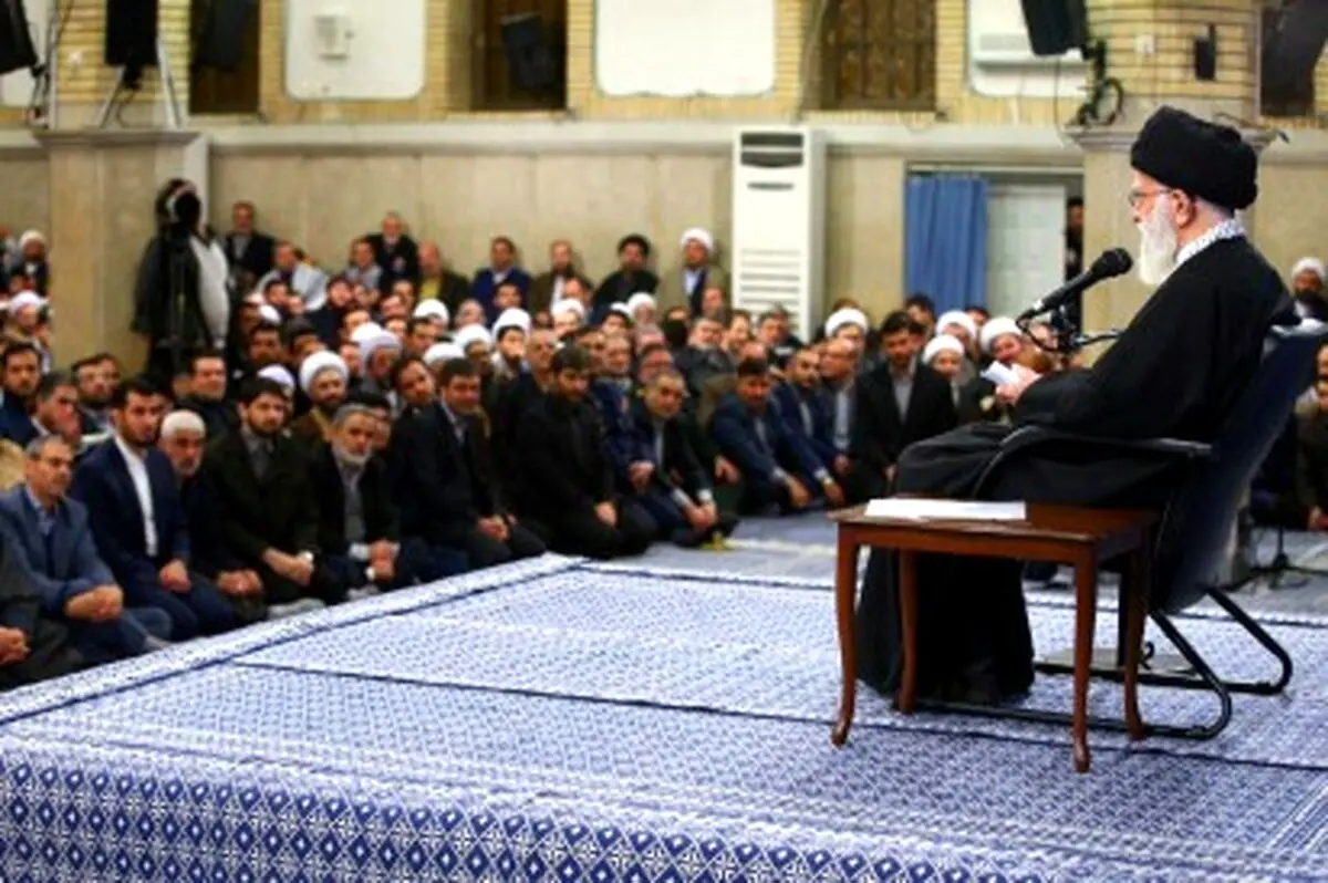 دیدار رهبرانقلاب با مردم استان آذربایجان شرقی/عکس