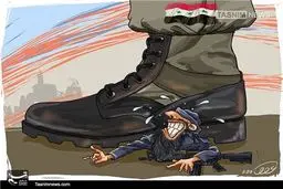 نفس‌های آخر داعش در عراق/کاریکاتور