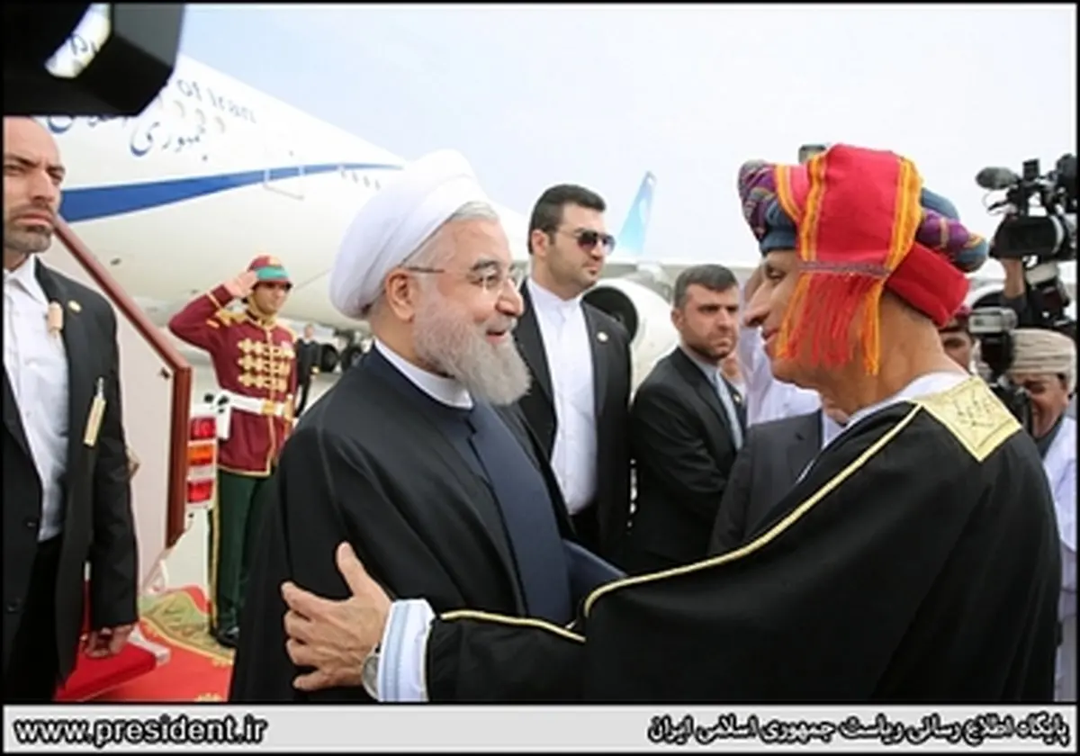 حواشی ورود رییس جمهور به عمان/تصاویر