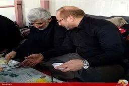 قالیباف و جلیلی در کربلا/ عکس