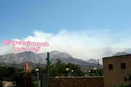 ریزش کوه نمک در تنگستان (استان بوشهر) پس از زلزله  شدید/عکس