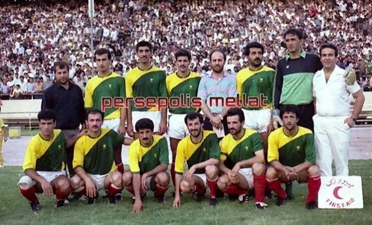 روزی که پرسپولیس با لباس سبز و زرد مقابل تراکتورسازی بازی کرد! + عکس