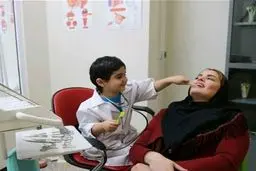 سپیده خداوردی اولین بیمار پسرش شد/ عکس