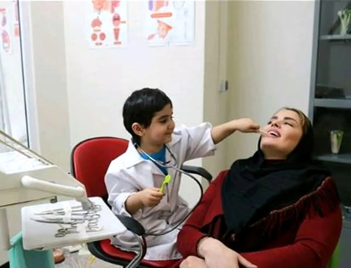 سپیده خداوردی اولین بیمار پسرش شد/ عکس