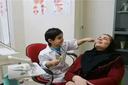 سپیده خداوردی اولین بیمار پسرش شد/ عکس
