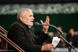 چهره های سیاسی حاضر در مراسم عزاداری سیدالشهدا در محضر رهبر انقلاب