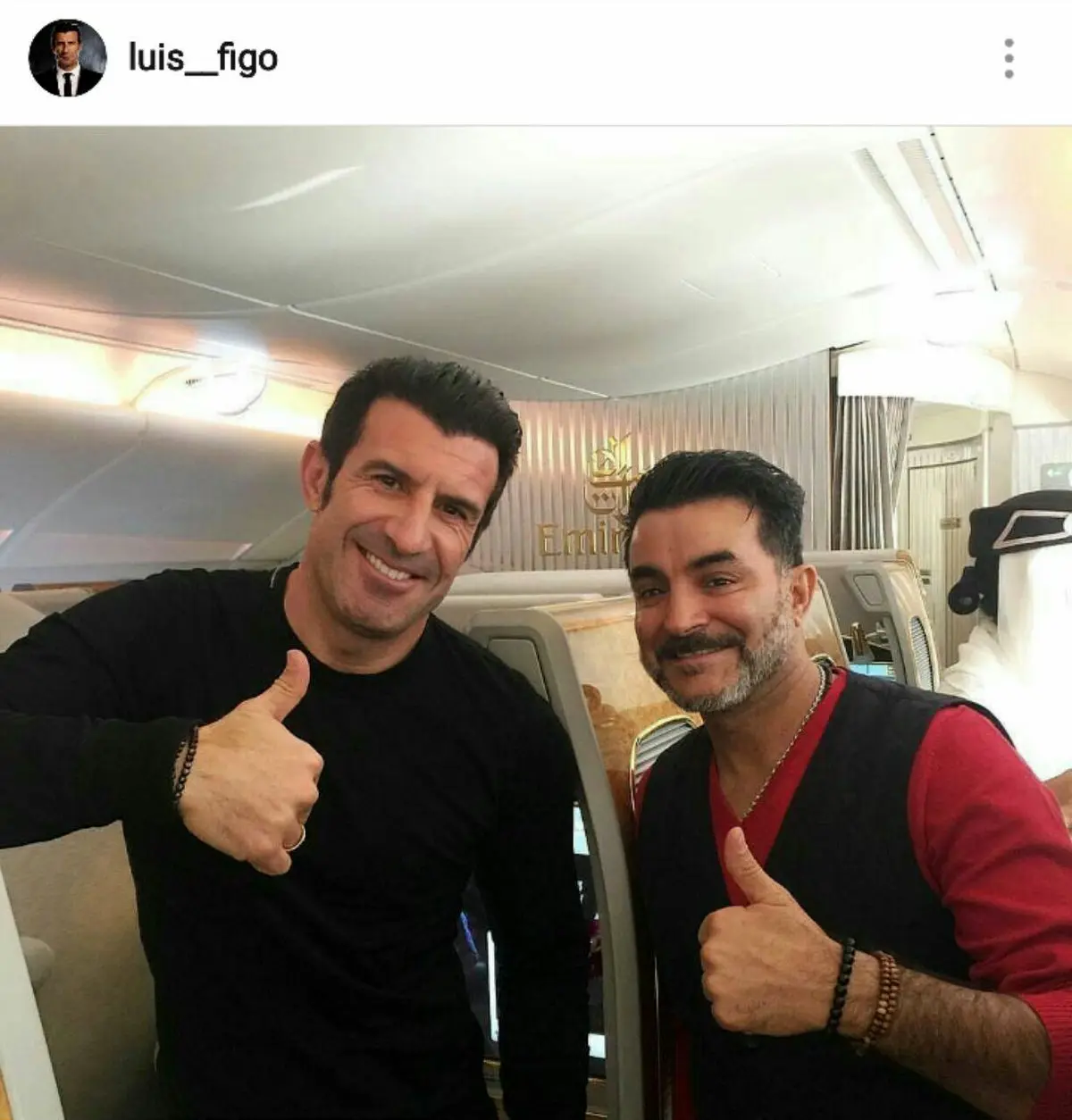 لوئیز فیگو در راه تهران/عکس