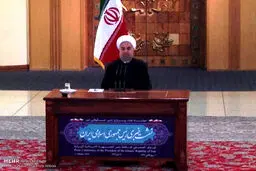 نشست خبری رئیس جمهور/ تصاویر