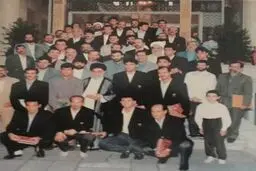 تصویر/ عابدزاده و تیم‌ 1998 کنار رهبر انقلاب