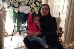 همسر هادی نوروزی در منزل پورحیدری/عکس