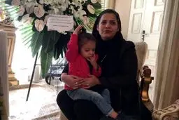 همسر هادی نوروزی در منزل پورحیدری/عکس