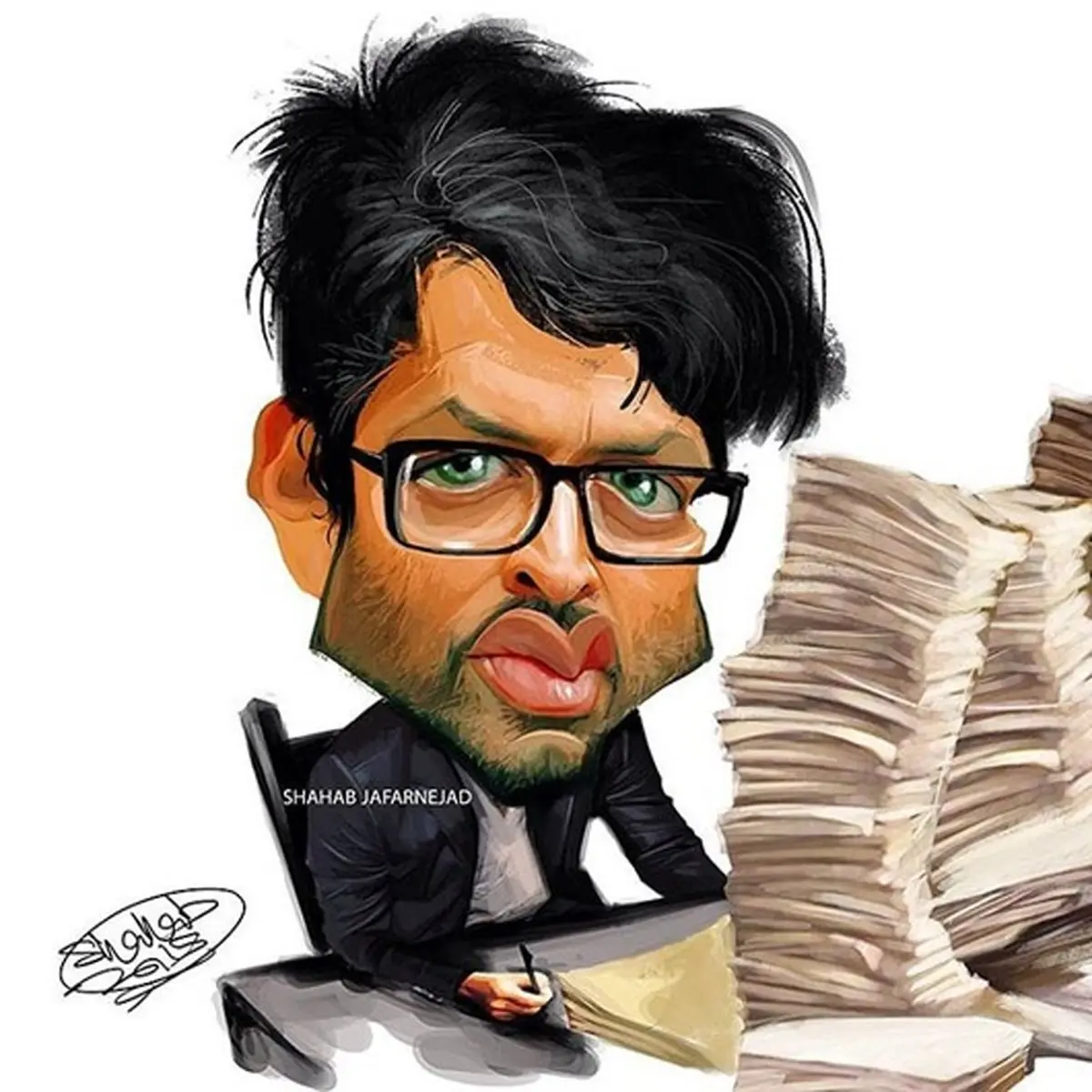 کاریکاتور/ آخرین وضعیت عاشق دلخسته شهرزاد!