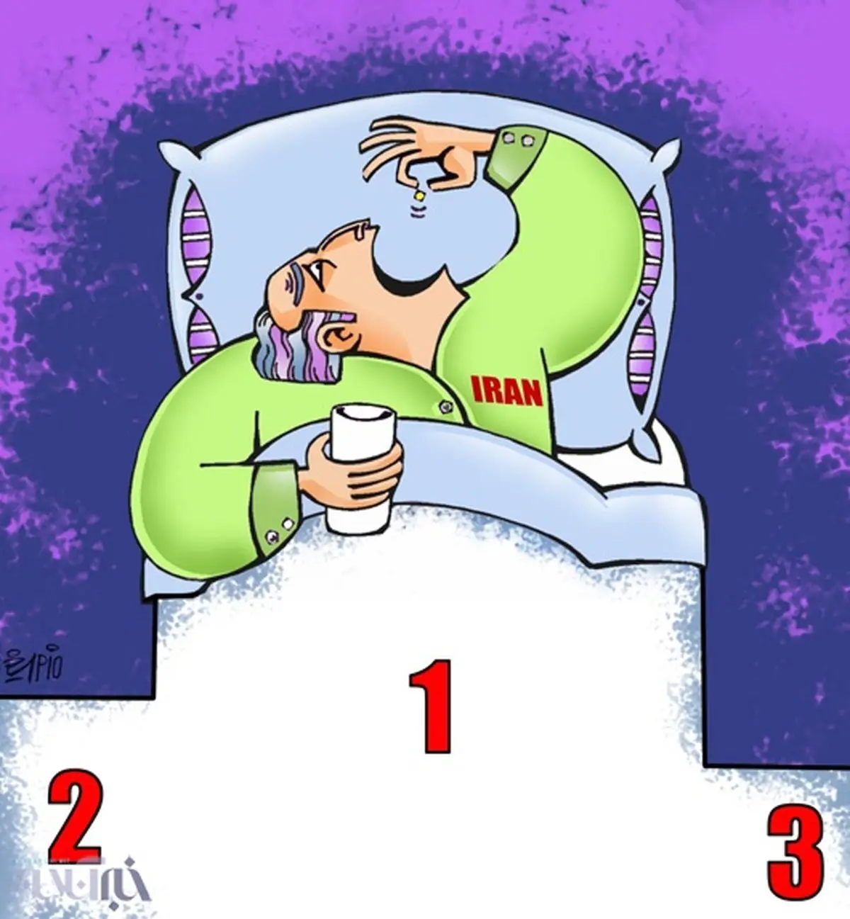 کاریکاتور/ رکوردزنی جدید ما ایرانی‌ها در دنیا!